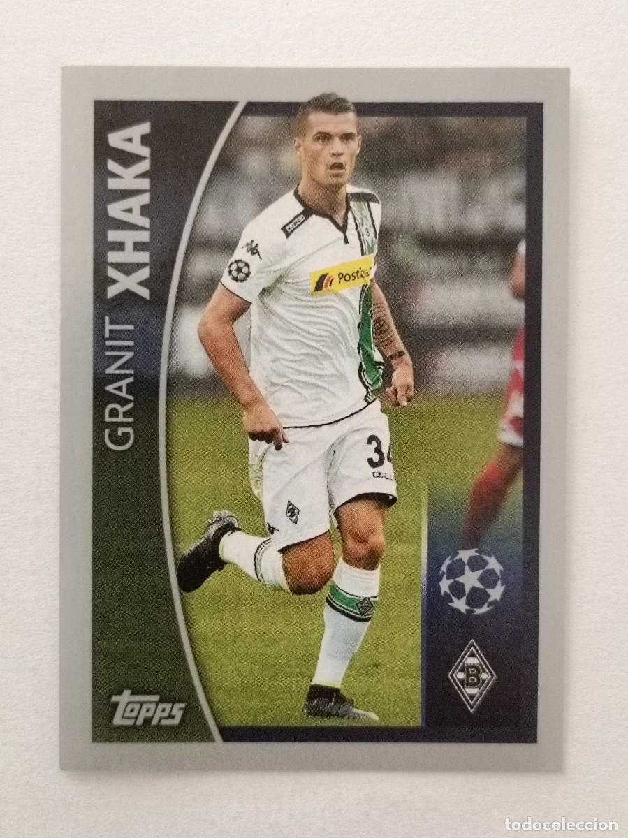 Cromos de F&uacute;tbol: #582 XHAKA (BORUSSIA MONCHENGLADBACH) UEFA CHAMPIONS LEAGUE 2015/2016 TOPPS