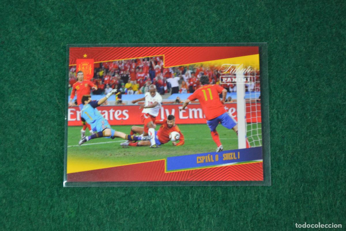 Football Stickers: PANINI TRIBUTO SELECCION ESPA&Ntilde;OLA 2010-2026 - 25 PARTIDO ESPA&Ntilde;A-SUIZA