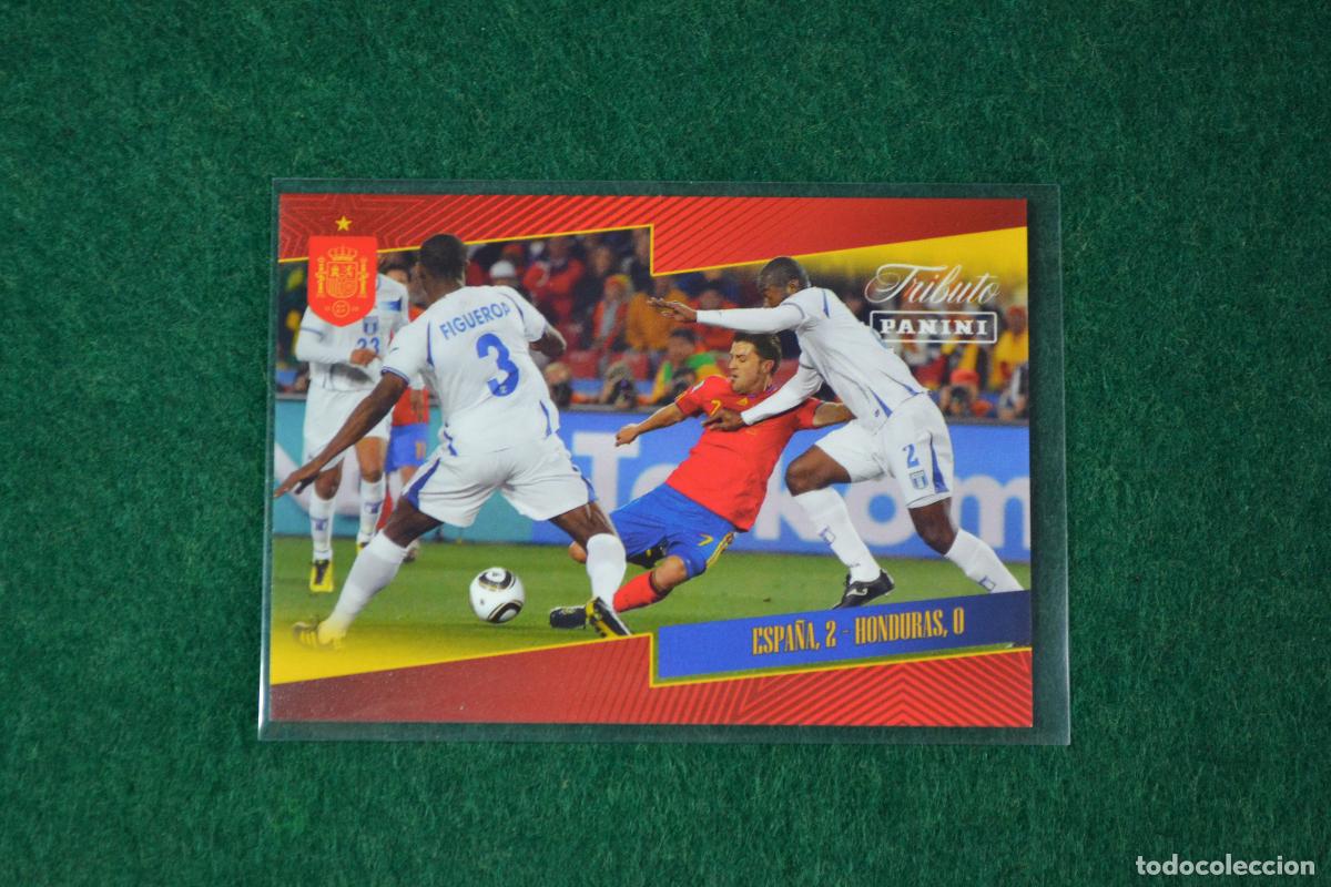 Football Stickers: PANINI TRIBUTO SELECCION ESPA&Ntilde;OLA 2010-2026 - 26 PARTIDO ESPA&Ntilde;A-HONDURAS (VILLA)