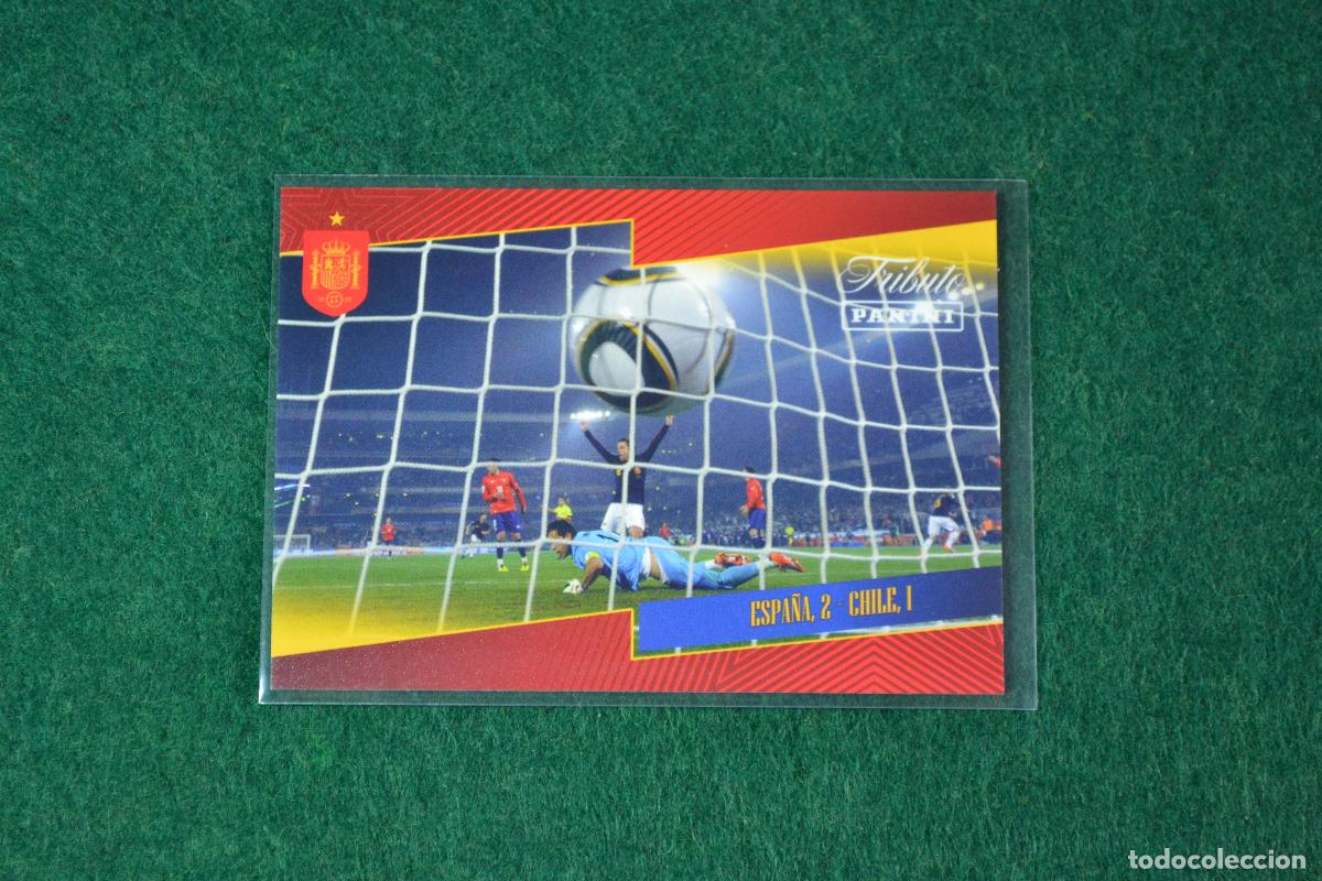 Football Stickers: PANINI TRIBUTO SELECCION ESPA&Ntilde;OLA 2010-2026 - 27 PARTIDO ESPA&Ntilde;A-CHILE