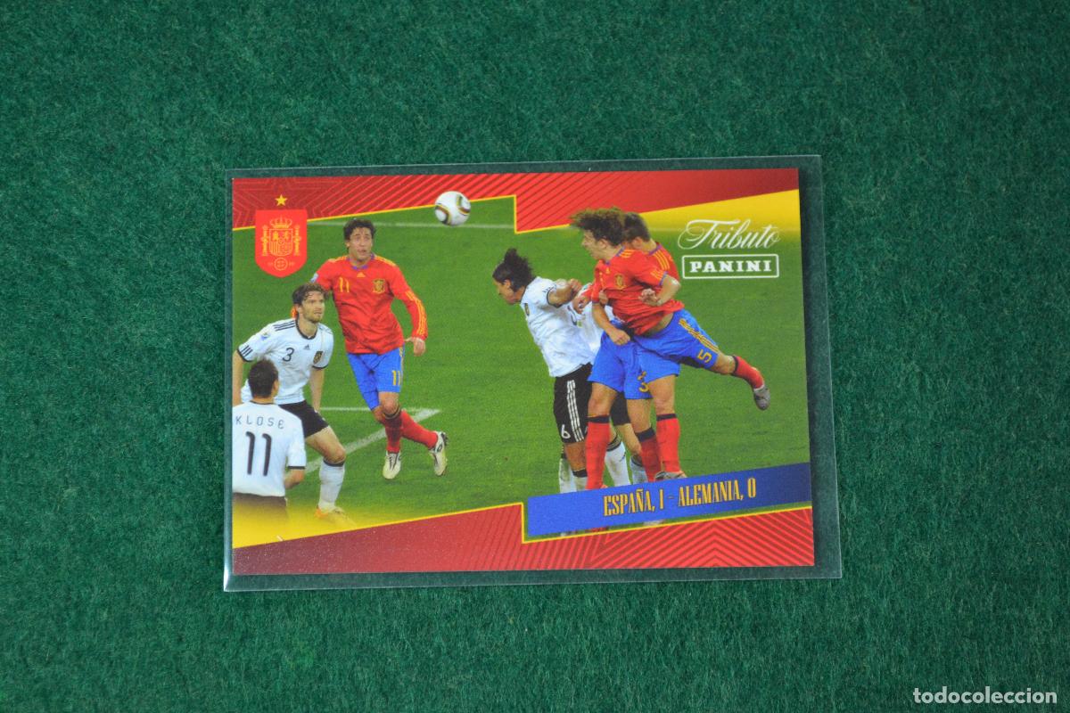 Cromos de F&uacute;tbol: PANINI TRIBUTO SELECCION ESPA&Ntilde;OLA 2010-2026 - 30 PARTIDO ESPA&Ntilde;A-ALEMANIA (PUYOL)