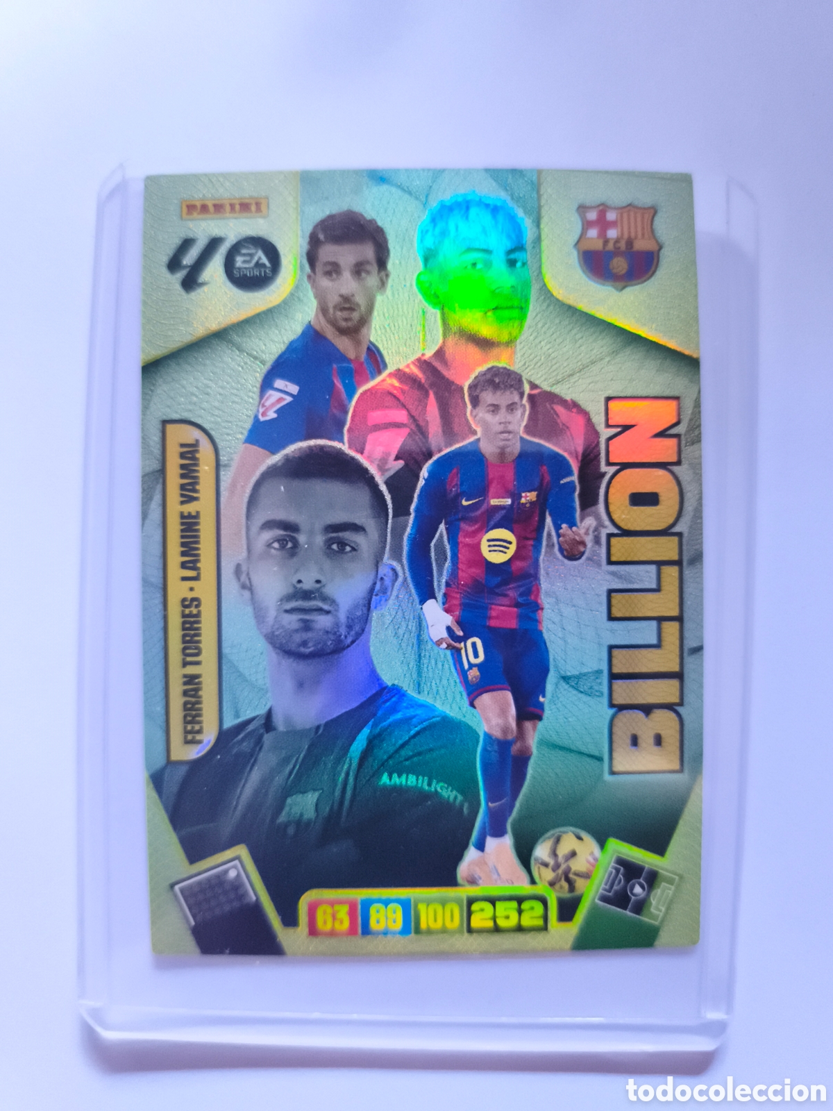 Cromos de F&uacute;tbol: BILLION FERRAN TORRES LAMINE YAMAL