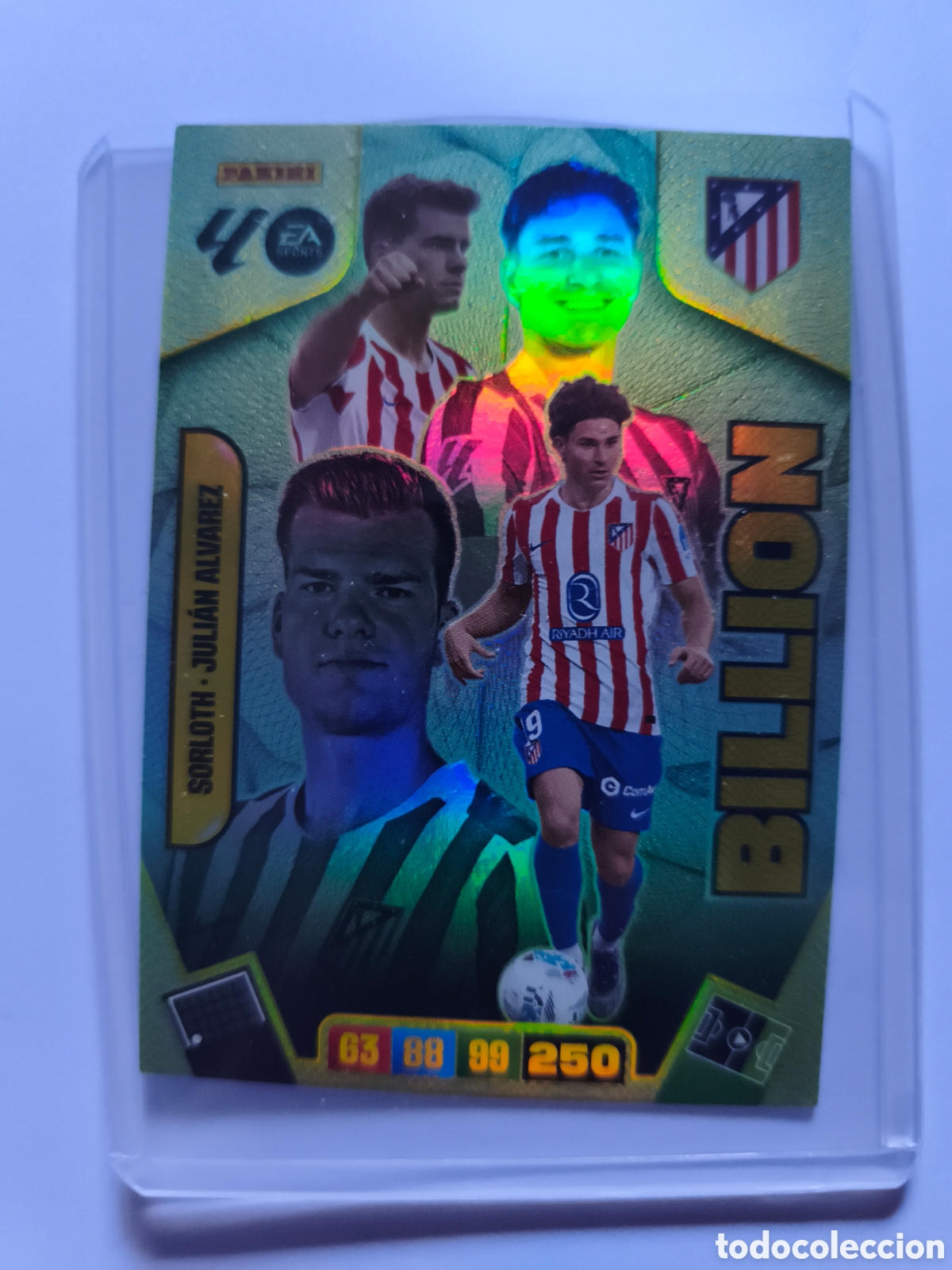Cromos de F&uacute;tbol: BILLION SORLOTH JULIAN ALVAREZ