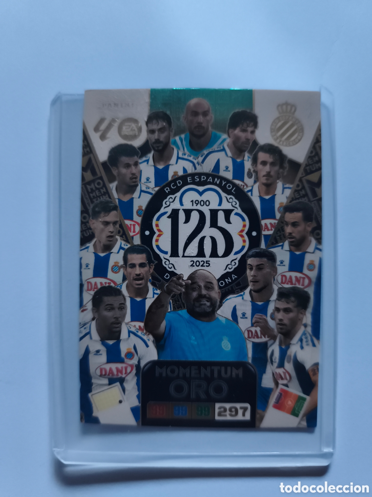 Cromos de F&uacute;tbol: MOMENTUM ORO 125 ANIVERSARIO RCD ESPA&Ntilde;OL