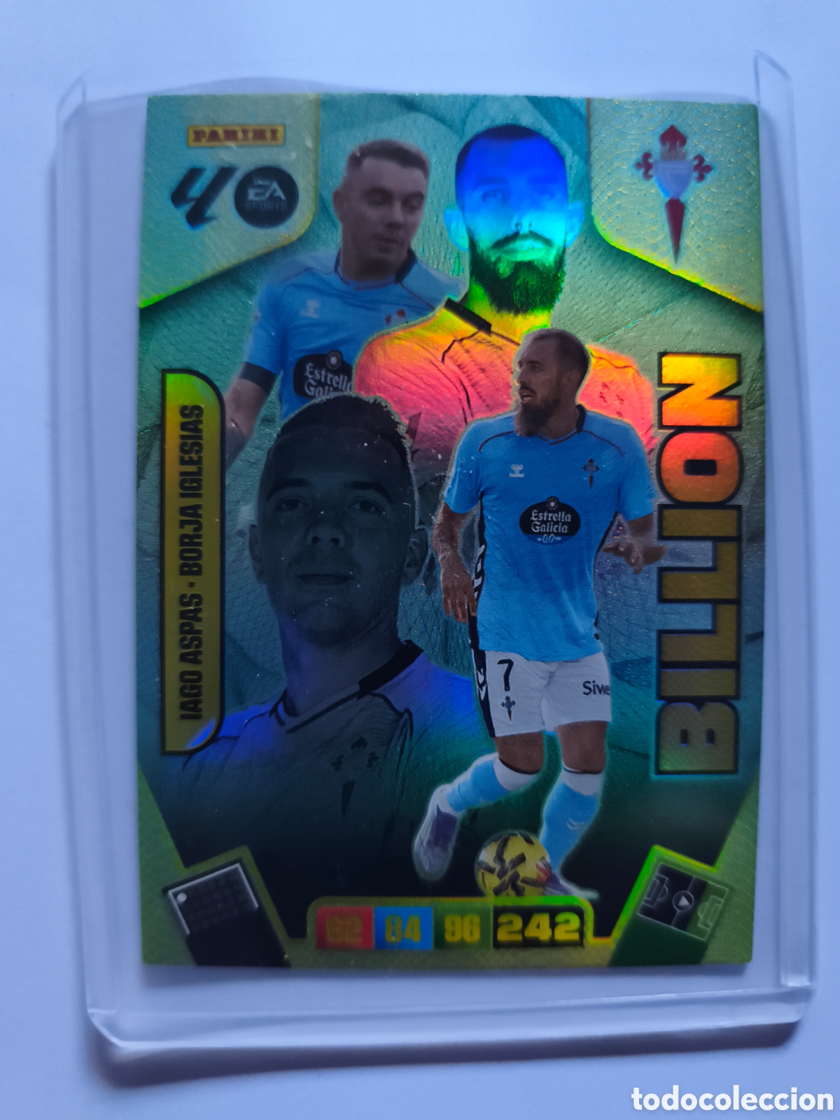 Cromos de F&uacute;tbol: BILLION IAGO ASPAS BORJA IGLESIAS