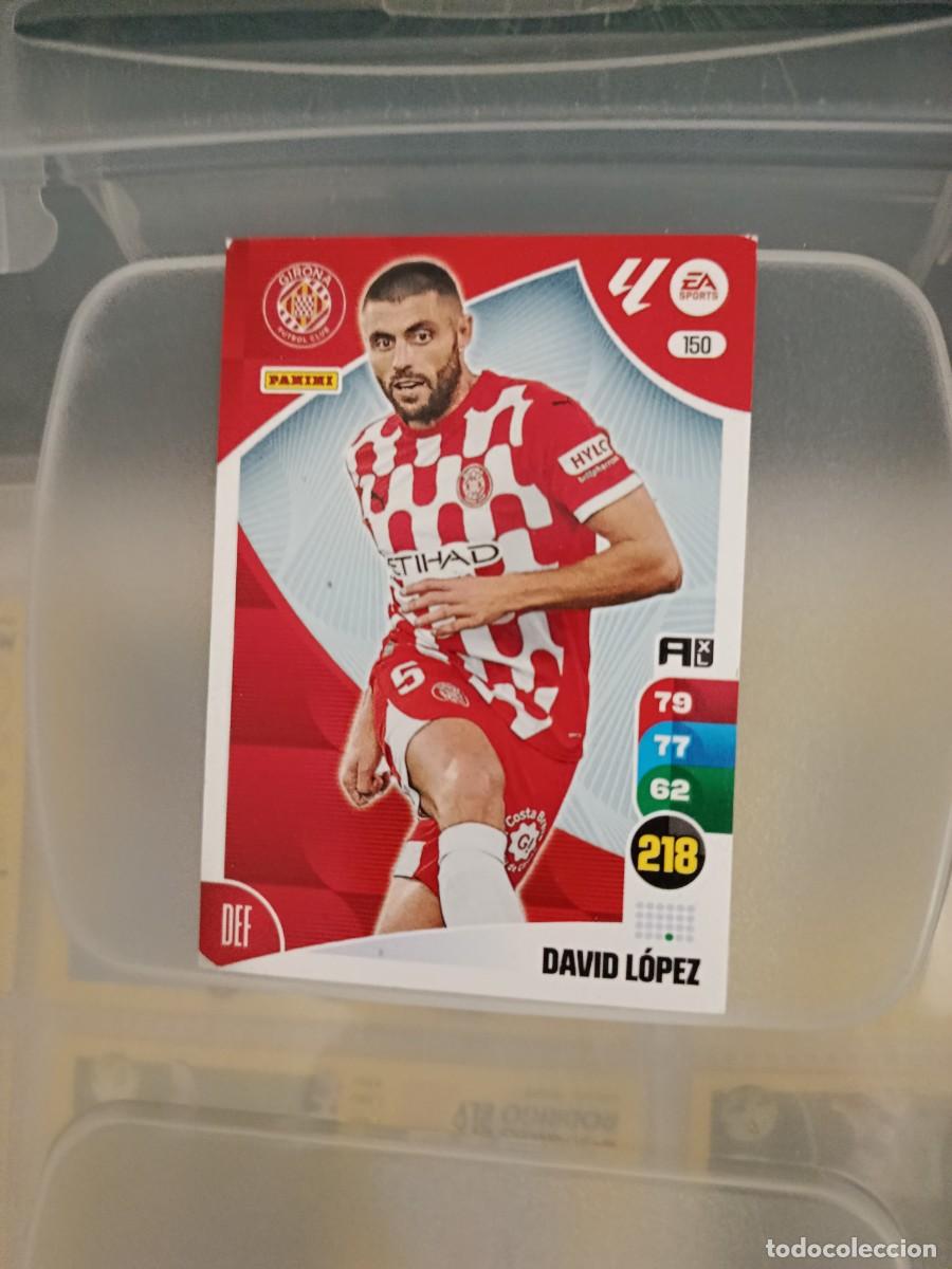 Cromos de F&uacute;tbol: Adrenalyn 24/25. 150- David L&oacute;pez. Girona.