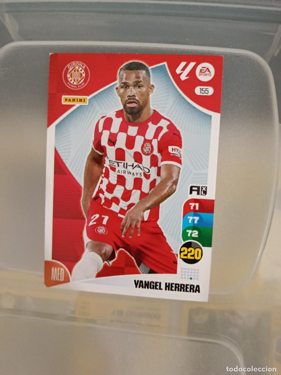 Cromos de F&uacute;tbol: Adrenalyn 24/25. 155- Yangel Herrera. Girona.