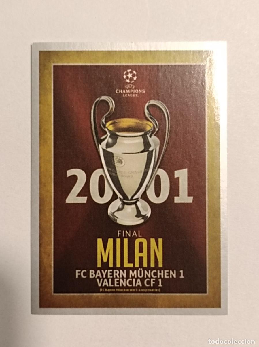 Cromos de F&uacute;tbol: #593 FINAL MILAN 2001 UEFA CHAMPIONS LEAGUE 2015/2016 TOPPS