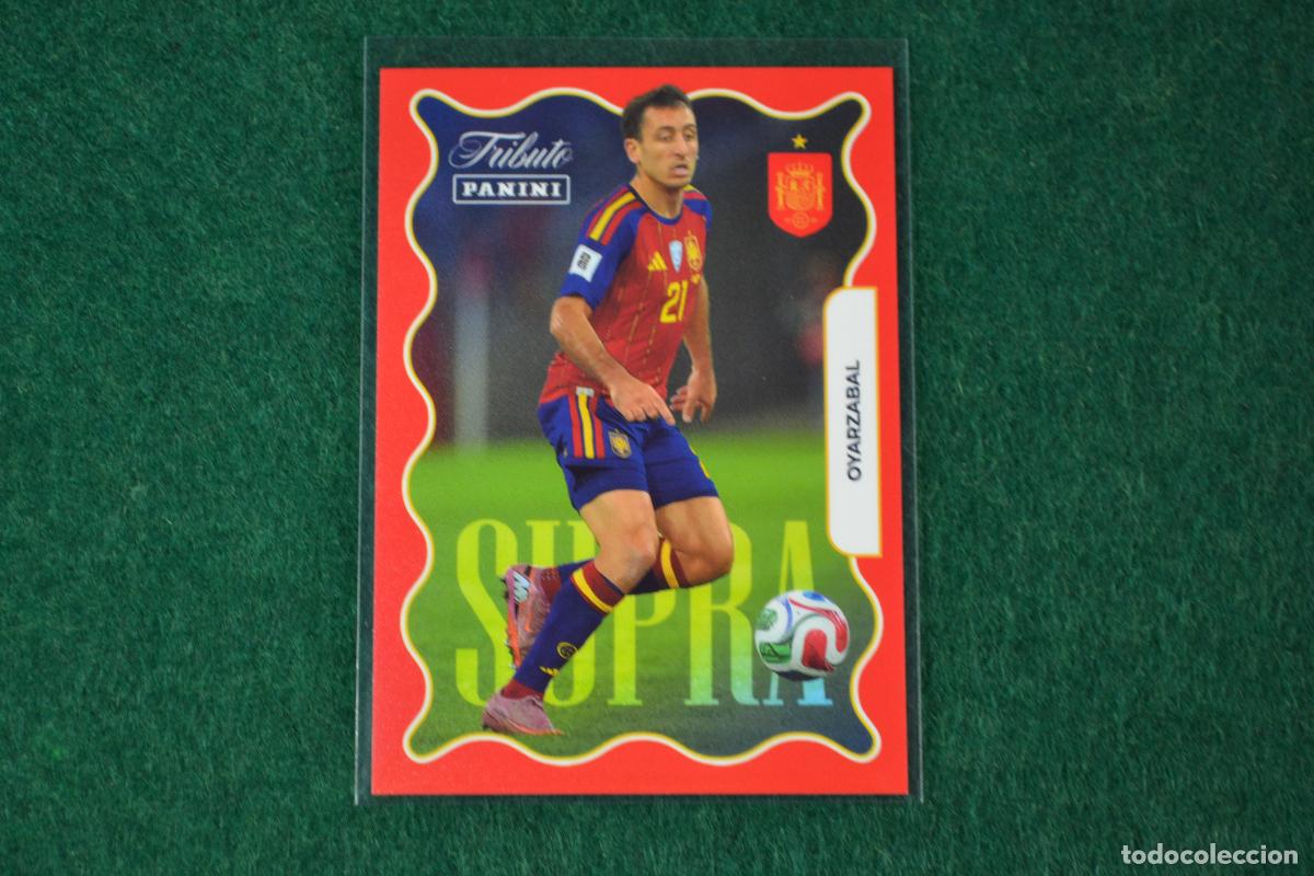 Cromos de F&uacute;tbol: PANINI TRIBUTO SELECCION ESPA&Ntilde;OLA 2010-2026 - 80 OYARZABAL (REAL SOCIEDAD) INSERT SUPRA