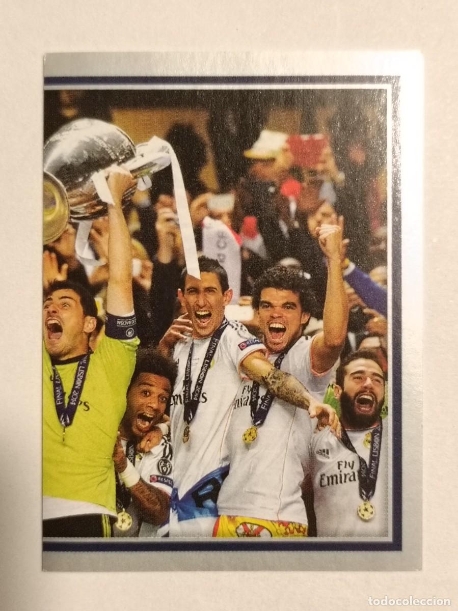 Cromos de F&uacute;tbol: #612 CELEBRACION REAL MADRID UEFA CHAMPIONS LEAGUE 2015/2016 TOPPS