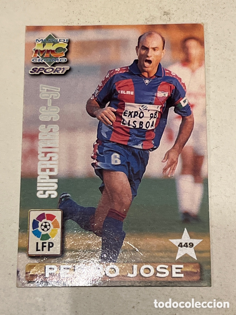 Cromos de F&uacute;tbol: Cromo Mundi Cromo SUPERSTARS 96-97 N&deg;449 Pedro Jose & Visnjic