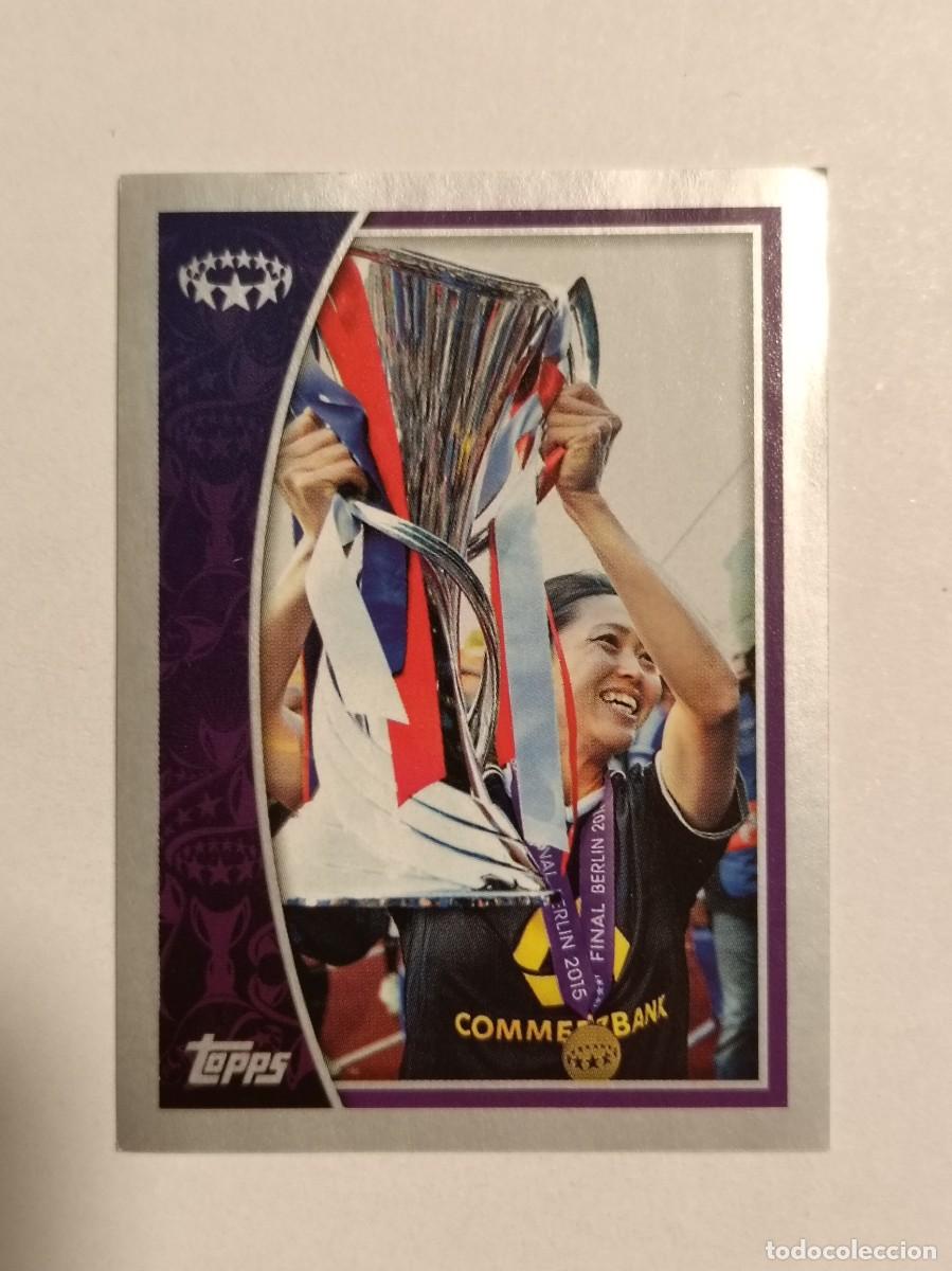 Cromos de F&uacute;tbol: #618 CELEBRACION (FRANKFURT) UEFA CHAMPIONS LEAGUE 2015/2016 TOPPS