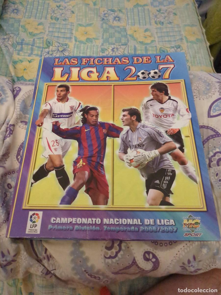 Figurine di Calcio: Album cromos las fichas de la liga 2007 con 440 fichas los cromos est&aacute;n muy bien Messi Ronaldo