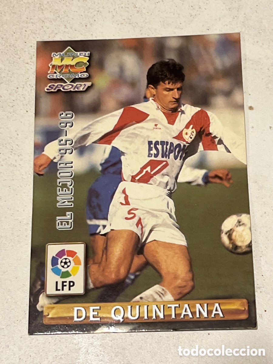 Cromos de F&uacute;tbol: Cromo Mundi Cromo EL MEJOR 95-96 N&deg;418 De Quintana