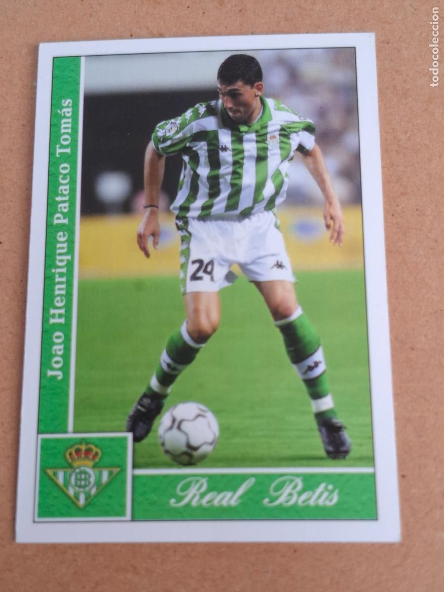 Cromos de F&uacute;tbol: MUNDICROMO 2001 2002 01 02 - 564 JOAO TOM&Aacute;S - REAL BETIS