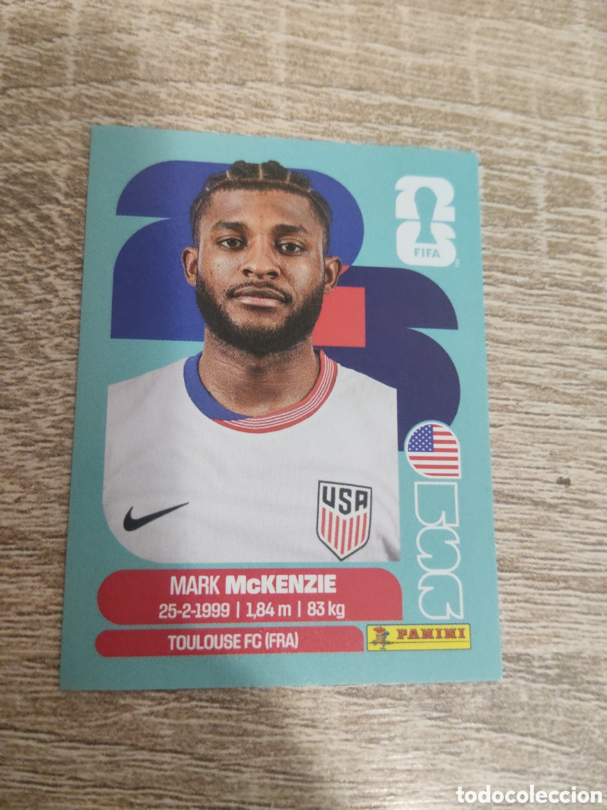 Cromos de F&uacute;tbol: Panini mundial 2026 USA 5 Marik McKenzie Estados Unidos