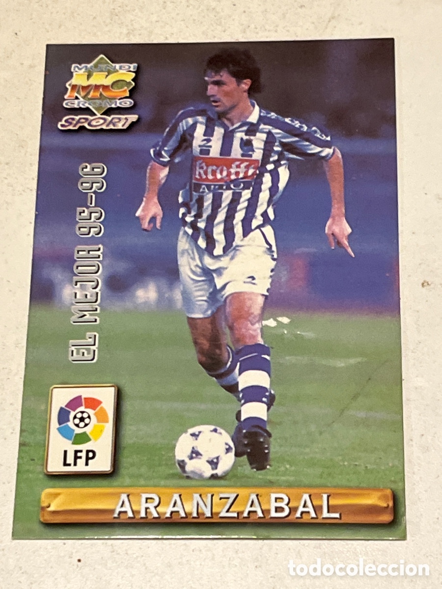 Cromos de F&uacute;tbol: Cromo Mundi Cromo EL MEJOR 95-96 N&deg; 406 Aranzabal