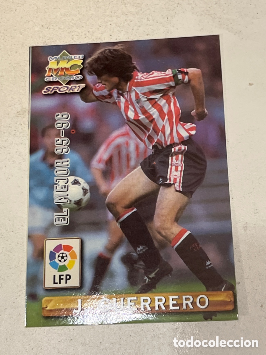 Cromos de F&uacute;tbol: Cromo Mundi Cromo EL MEJOR 95-96 N&deg;412 J. Guerrero