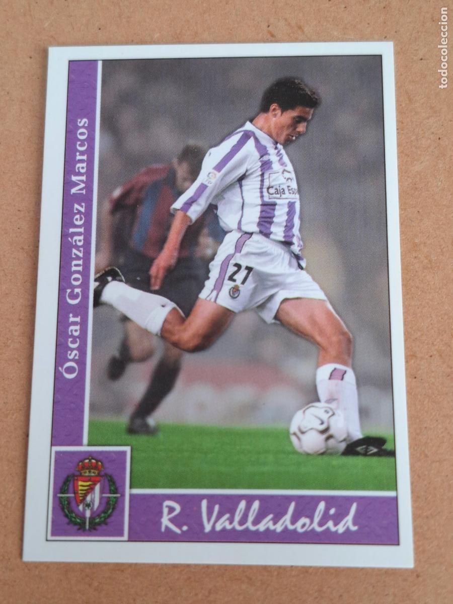 Figurine di Calcio: MUNDICROMO 2001 2002 01 02 - 578 OSCAR - REAL VALLADOLID
