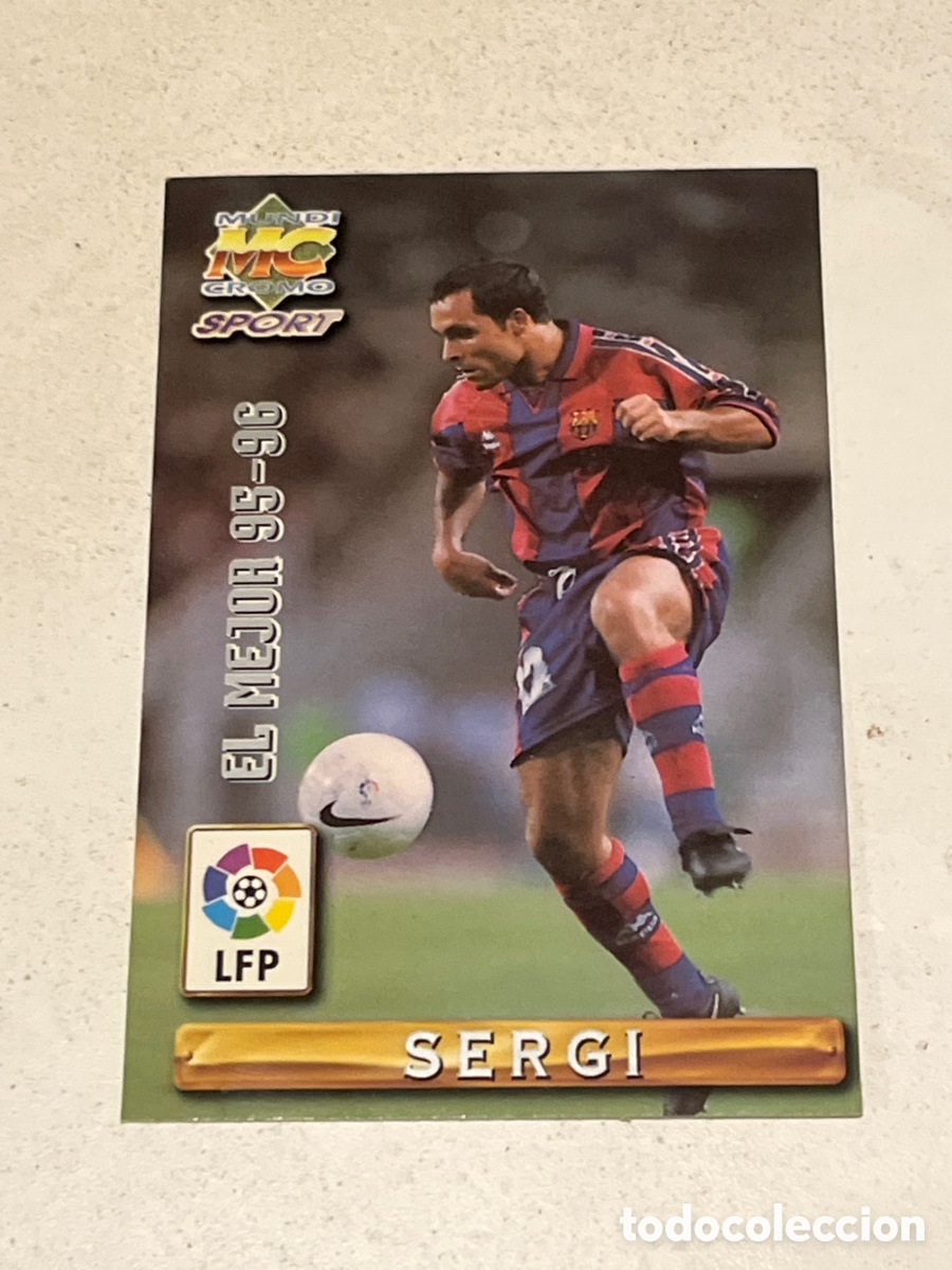 Figurine di Calcio: Cromo Mundi Cromo EL MEJOR 95-96 N&deg;402 Sergi