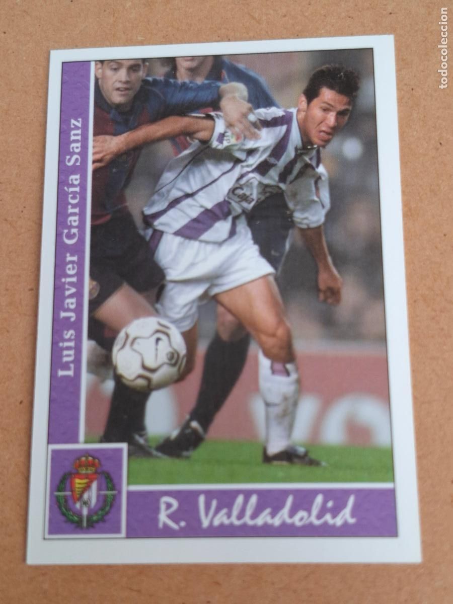 Football Stickers: MUNDICROMO 2001 2002 01 02 - 579 LUIS GARC&Iacute;A - REAL VALLADOLID