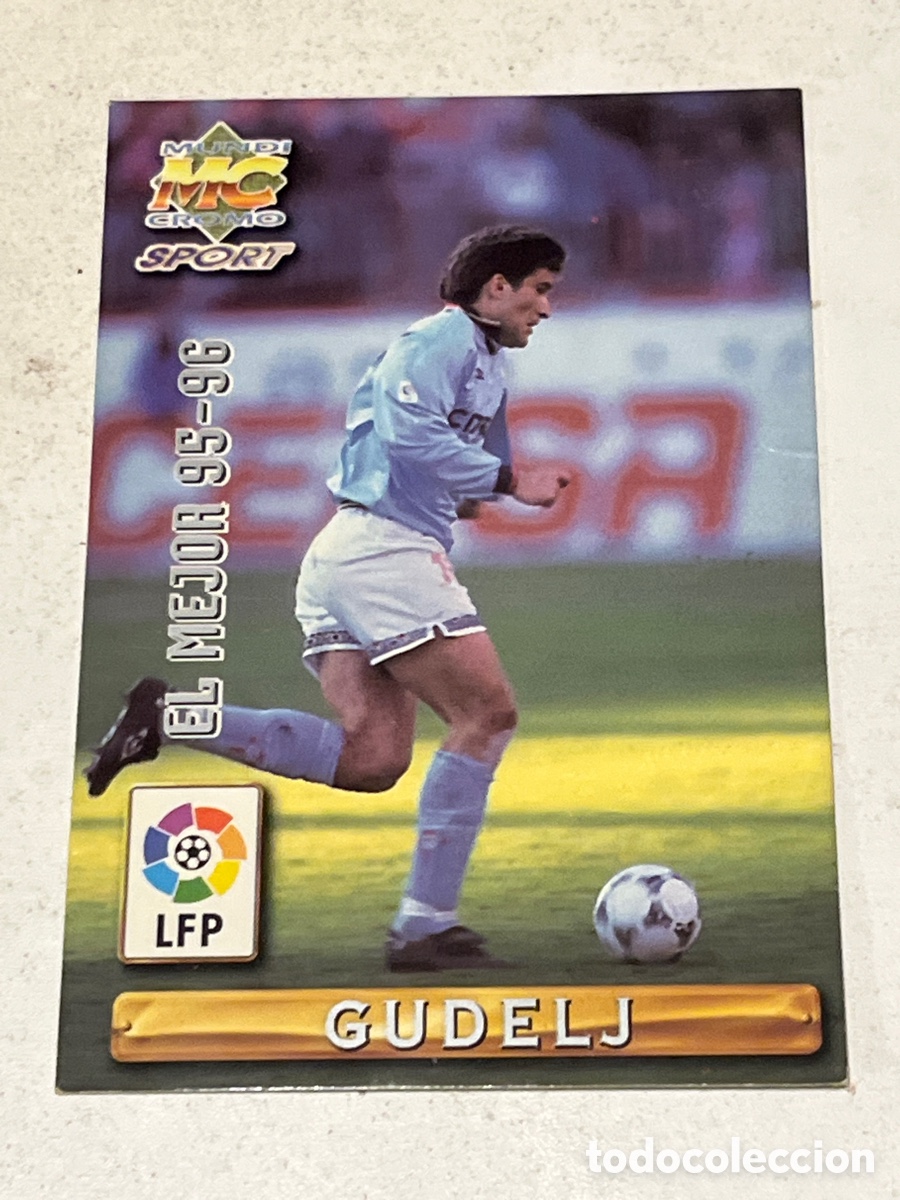 Football Stickers: Cromo Mundi Cromo EL MEJOR 95-96 N&deg;410 Gudelj