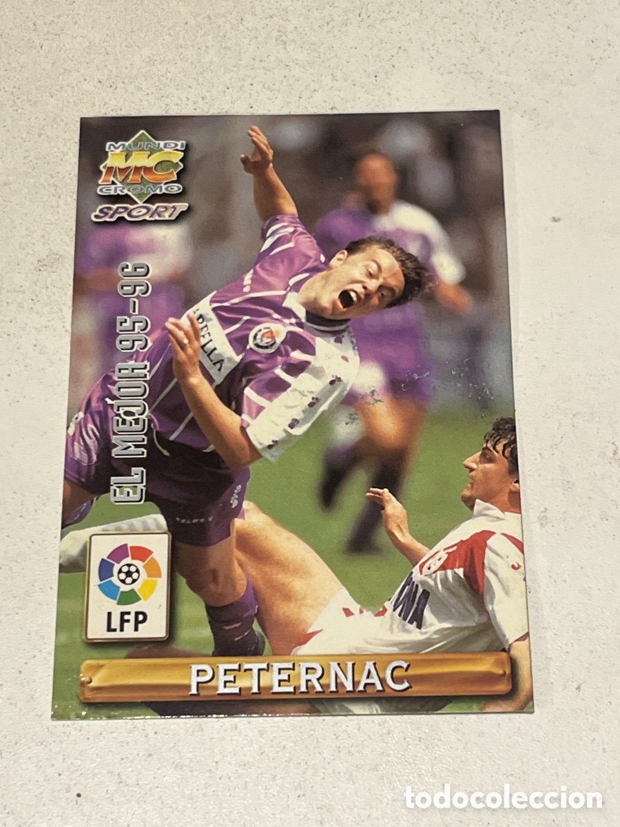 Football Stickers: Cromo Mundi Cromo EL MEJOR 95-96 N&deg;415 Peternac