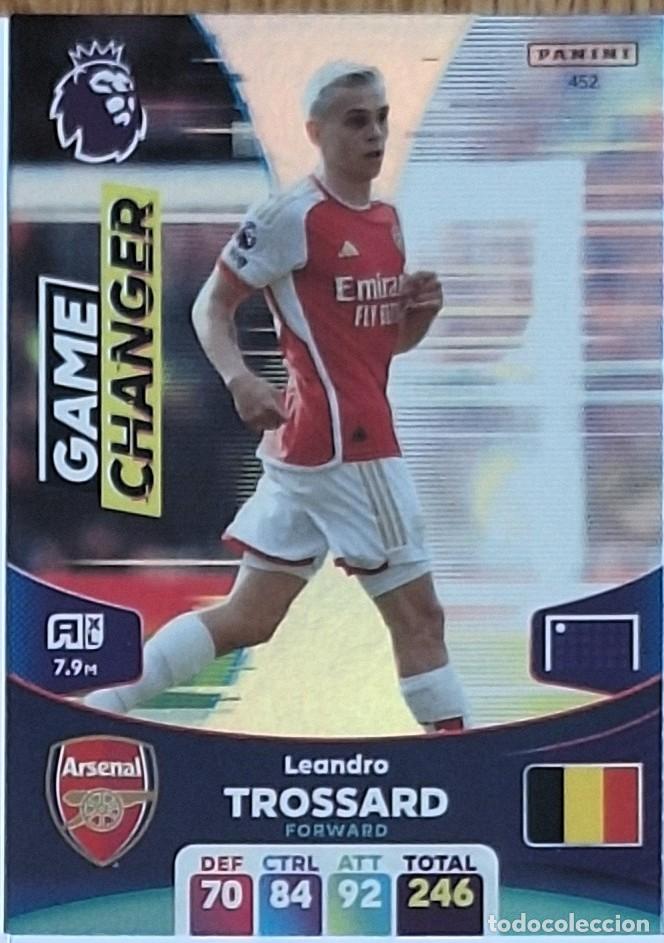 Football Stickers: Leandro Trossard Arsenal Panini Adrenalyn XL 2024 Game Changer