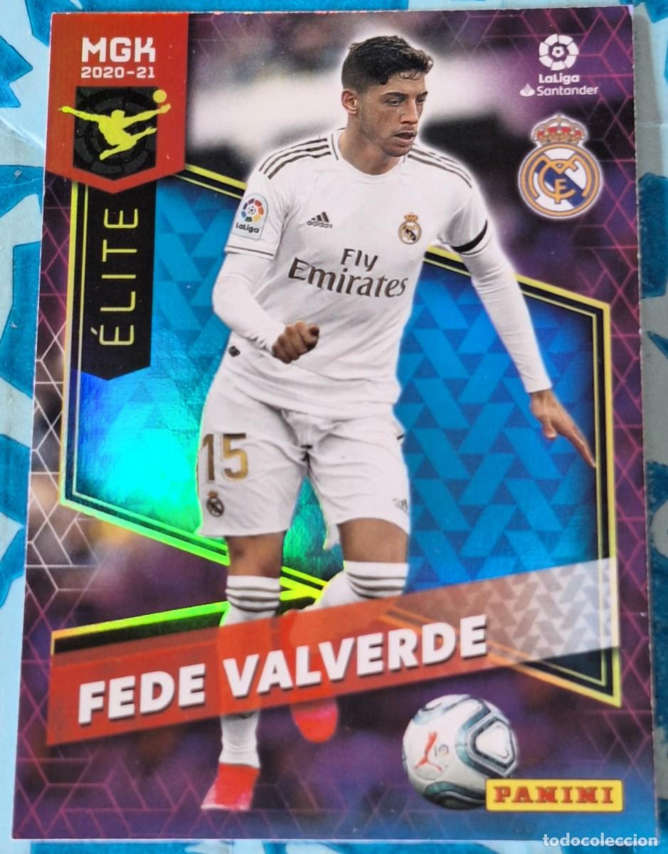 Cromos de F&uacute;tbol: Federico Valverde Real Madrid Panini Megacrack 2020-21 Elite
