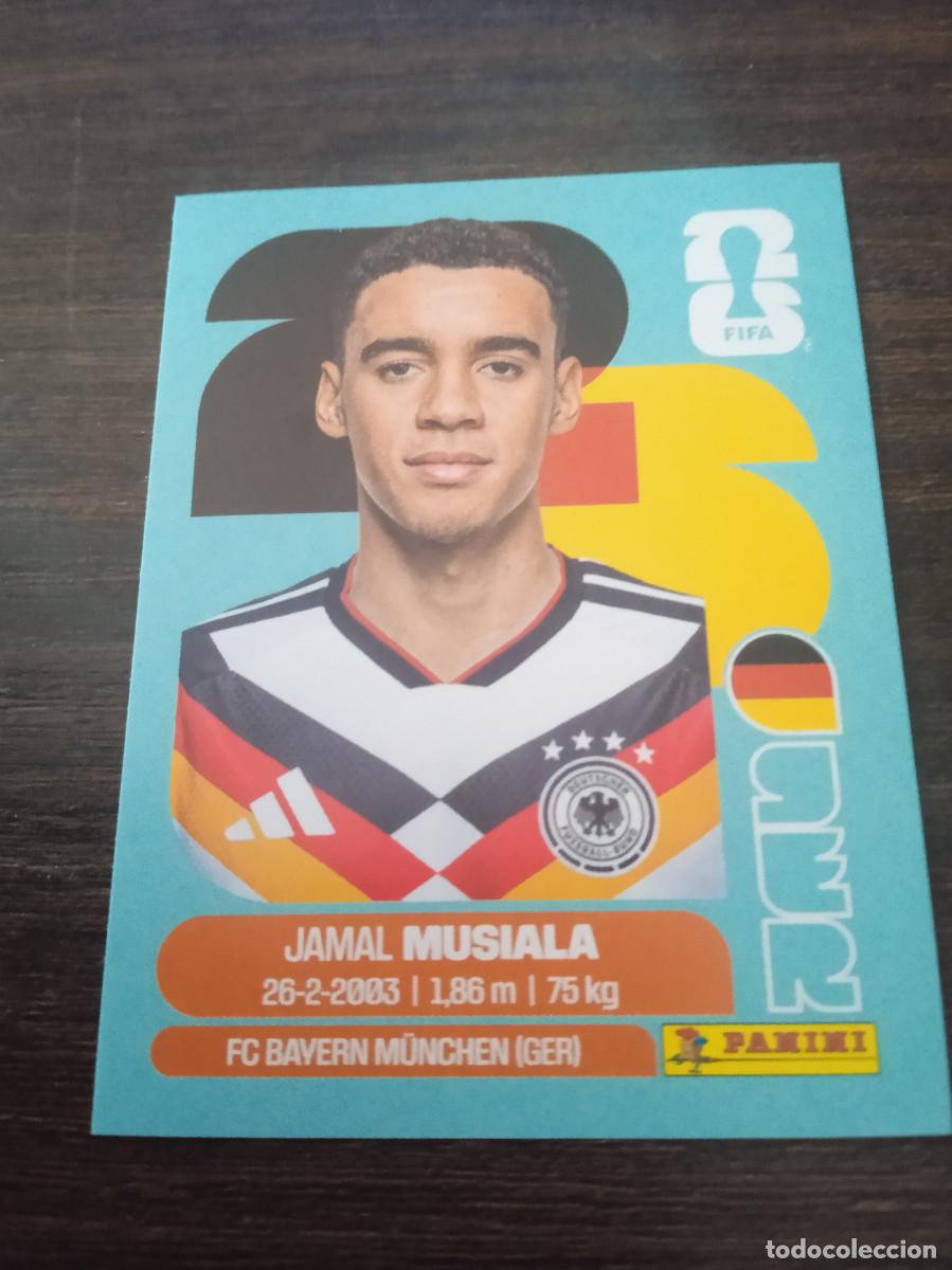 Cromos de F&uacute;tbol: Cromo Mundial Futbol 2026 Panini canada usa Mexico Alemania Jamal Musiala Ger 15