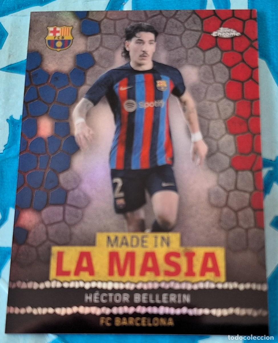 Cromos de F&uacute;tbol: Hector Bellerin Barcelona Topps Chrome Soccer Made in La Masia
