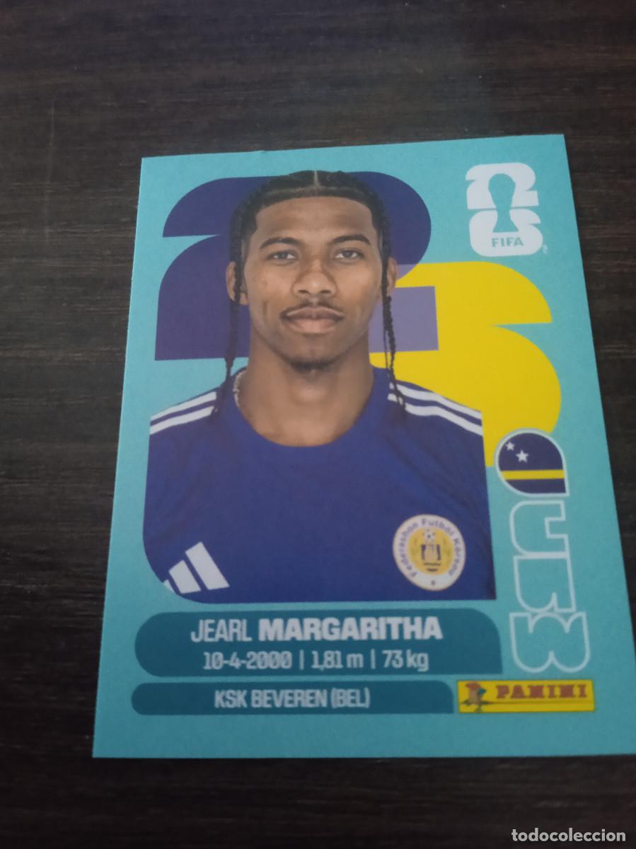 Cromos de F&uacute;tbol: Cromo Mundial Futbol 2026 Panini canada usa Mexico Curacao Jearl Margaritha CUW 16