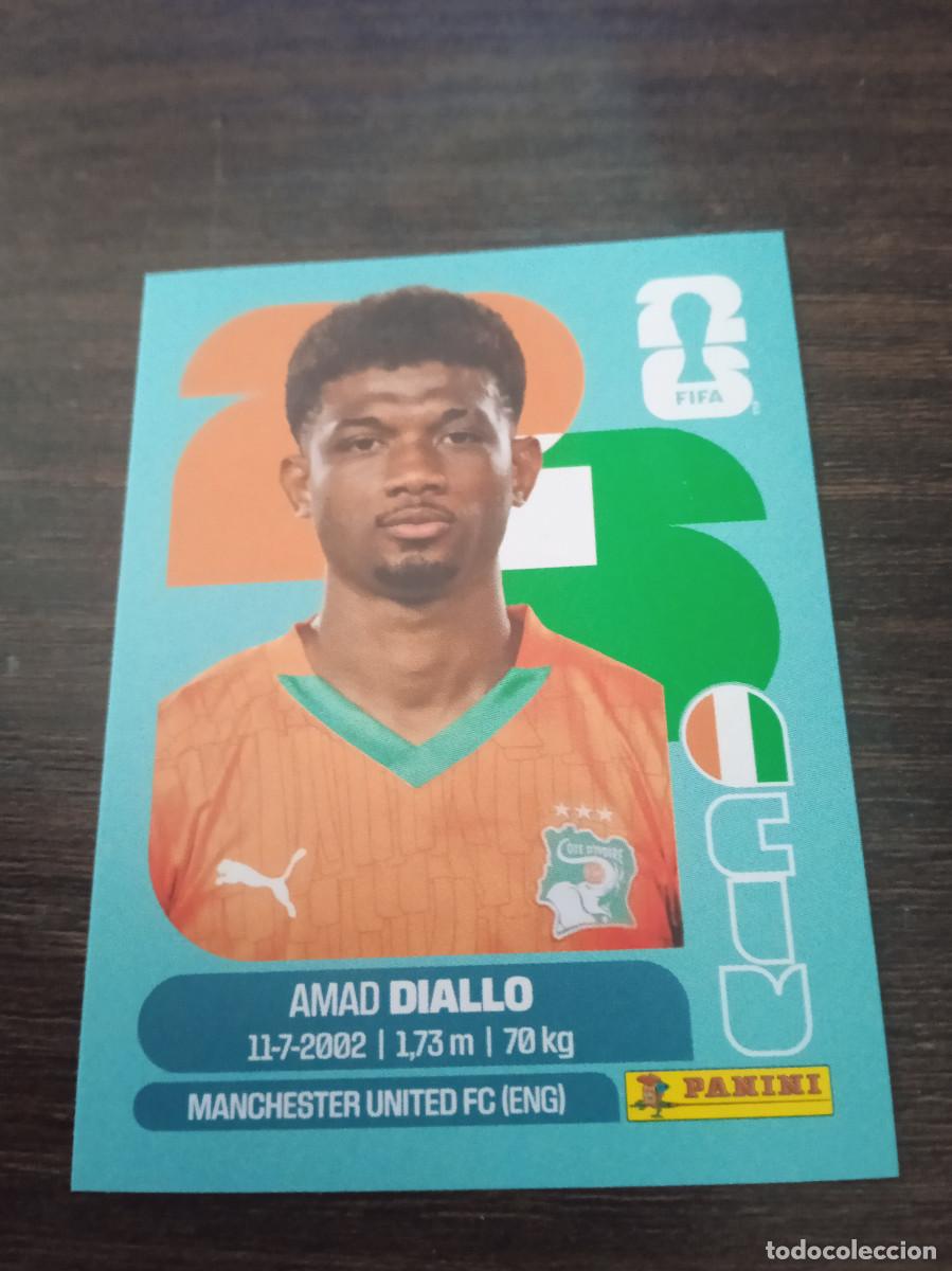 Cromos de F&uacute;tbol: Cromo Mundial Futbol 2026 Panini canada usa Mexico Costa de Marfil Amad Diallo CIV 15