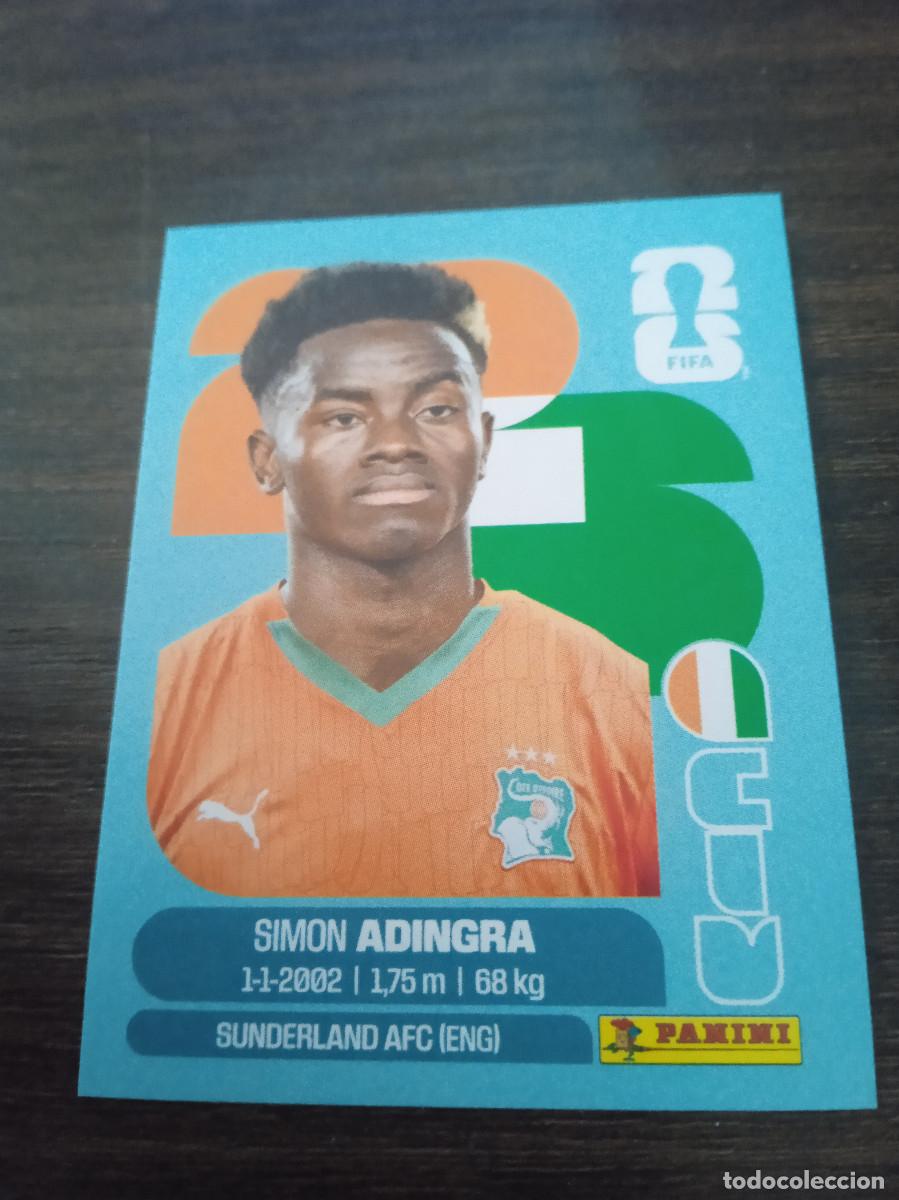 Cromos de F&uacute;tbol: Cromo Mundial Futbol 2026 Panini canada usa Mexico Costa de Marfil Simon Adingra CIV 17
