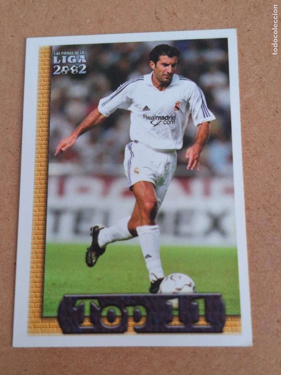 Cromos de F&uacute;tbol: MUNDICROMO 2001 2002 01 02 - 588 FIGO ( TOP 6 ) - REAL MADRID