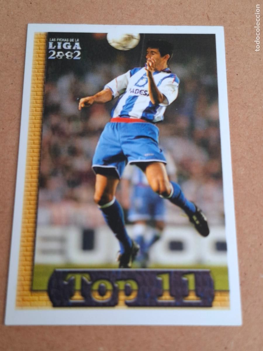 Cromos de F&uacute;tbol: MUNDICROMO 2001 2002 01 02 - 589 VALER&Oacute;N ( TOP 7 ) - R.C. DEPORTIVO