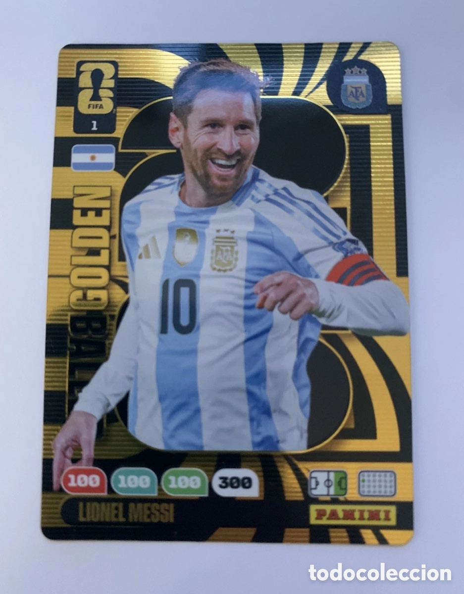 Cromos de F&uacute;tbol: Panini Adrenalyn XL FIFA World Cup 2026 - Golden Baller 1 Messi Argentina