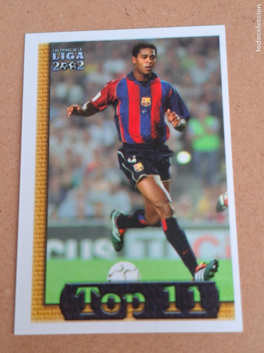 Cromos de F&uacute;tbol: MUNDICROMO 2001 2002 01 02 - 591 KLUIVERT ( TOP 9 ) - FC. BARCELONA
