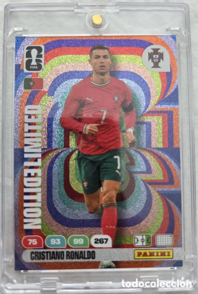Cromos de F&uacute;tbol: Cristiano Ronaldo Portugal Limited Edition Adrenalyn XL Mundial USA 2026 Panini