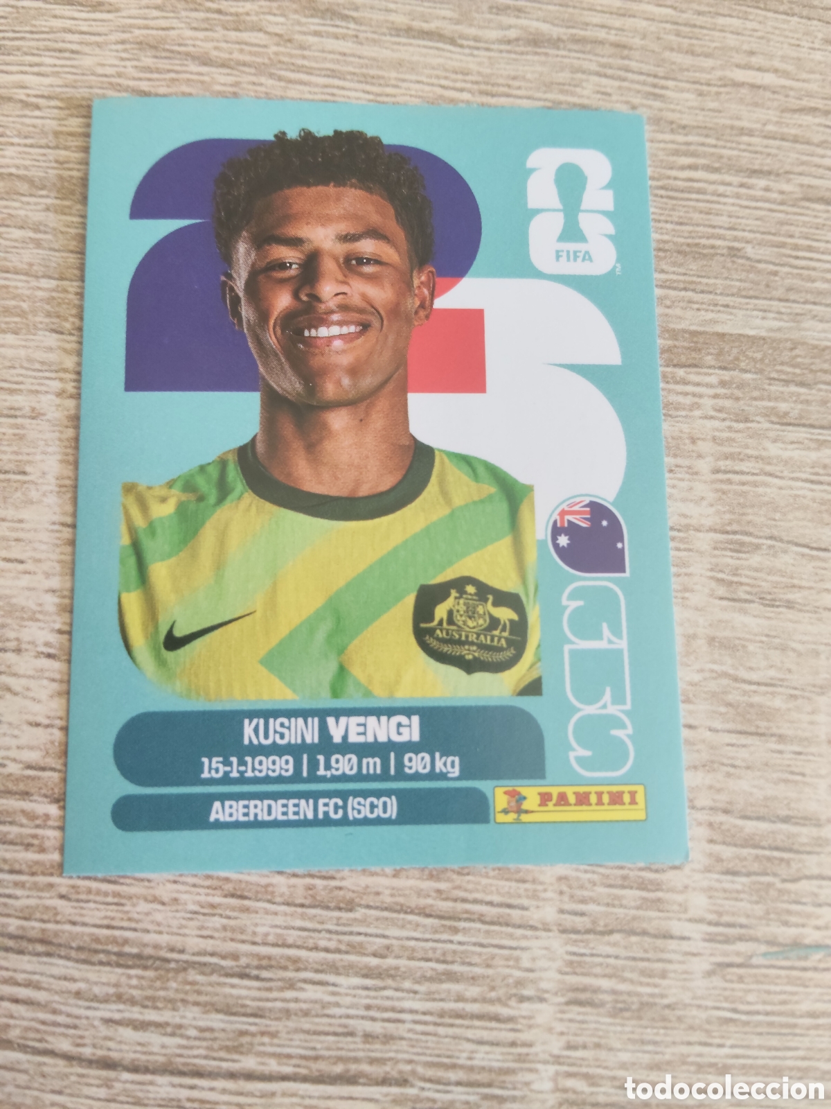 Cromos de F&uacute;tbol: Panini mundial 2026 AUS 18 Kusini Yengi Australia