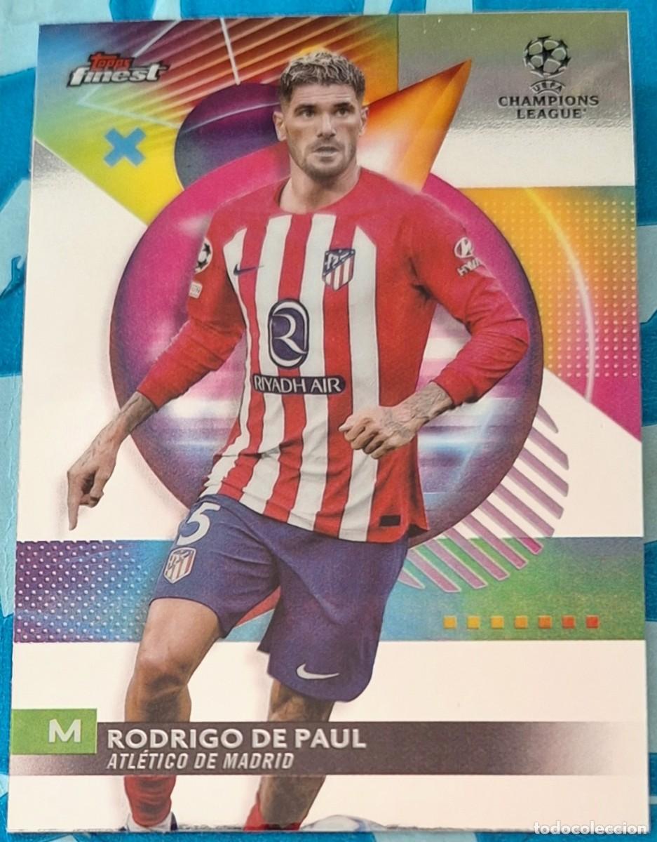 Cromos de F&uacute;tbol: Rodrigo De Paul Atletico de Madrid Topps Finest Soccer #136