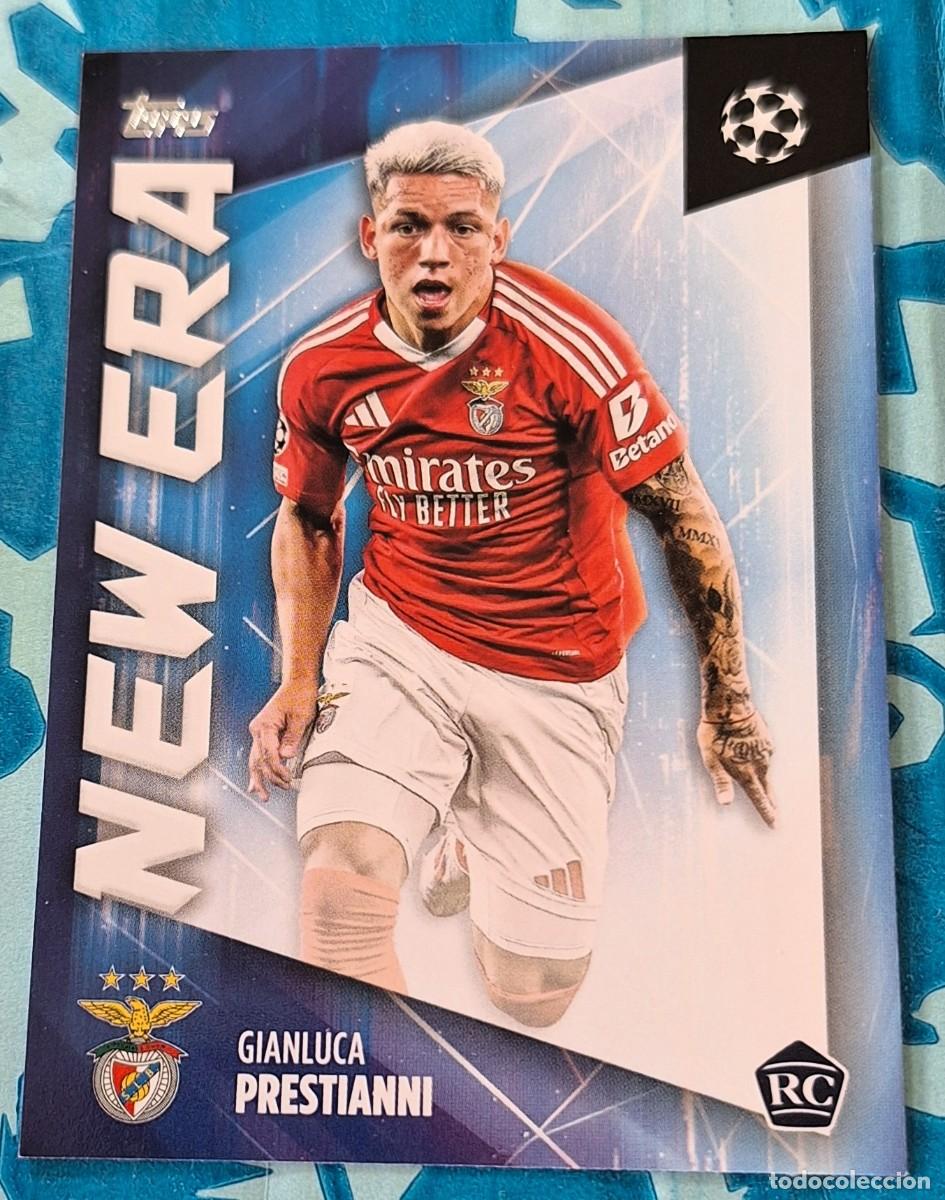 Cromos de F&uacute;tbol: Gianluca Prestianni Benfica Topps Champions League Soccer Rookie RC New Era
