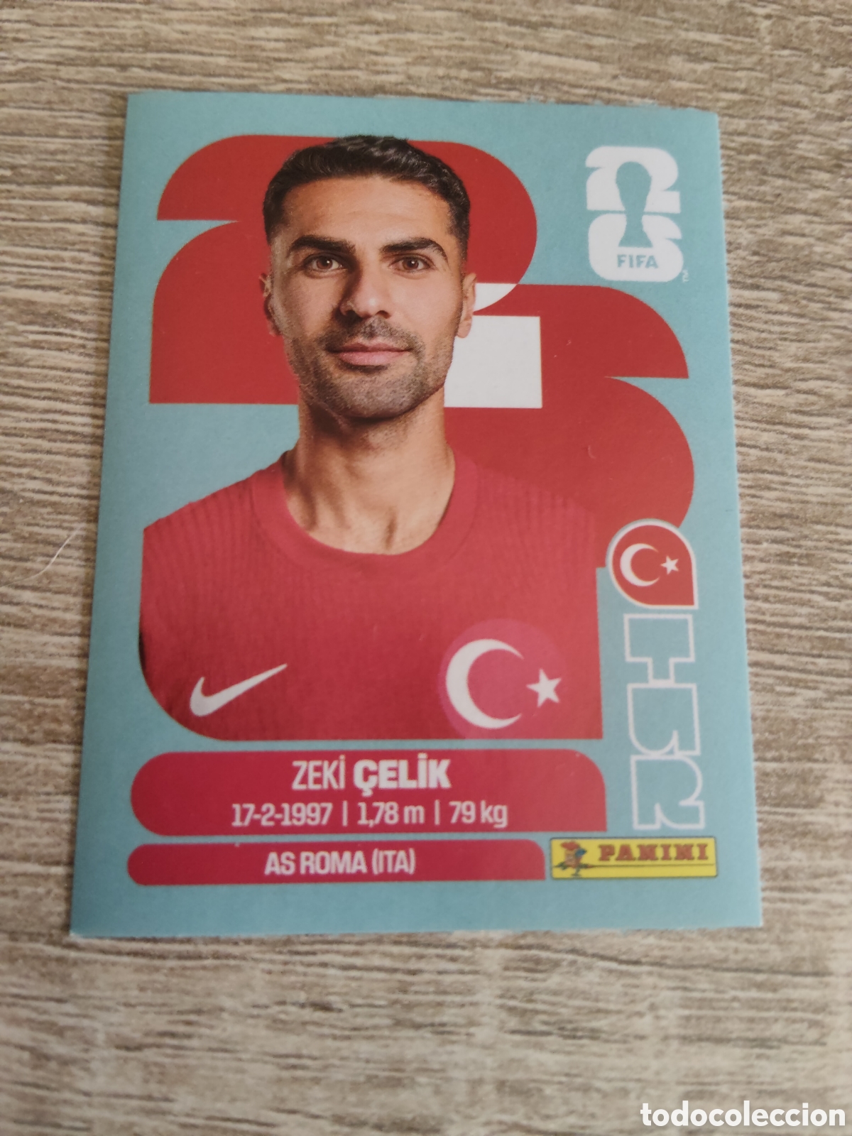 Cromos de F&uacute;tbol: Panini mundial 2026 TUR 4 Zeki Celik Turqu&iacute;a