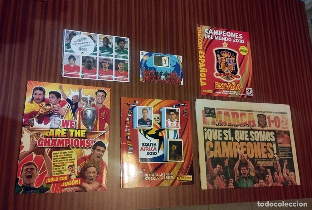 Cromos de F&uacute;tbol: Selecci&oacute;n Espa&ntilde;ola Campeona del Mundo F&uacute;tbol 2010