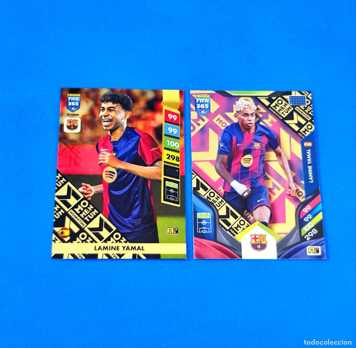 Cromos de F&uacute;tbol: Adrenalyn 2024 2025 / 24 25 - 2025 2026 / 25 26 Lamine Yamal Panini Extra Gold Barcelona