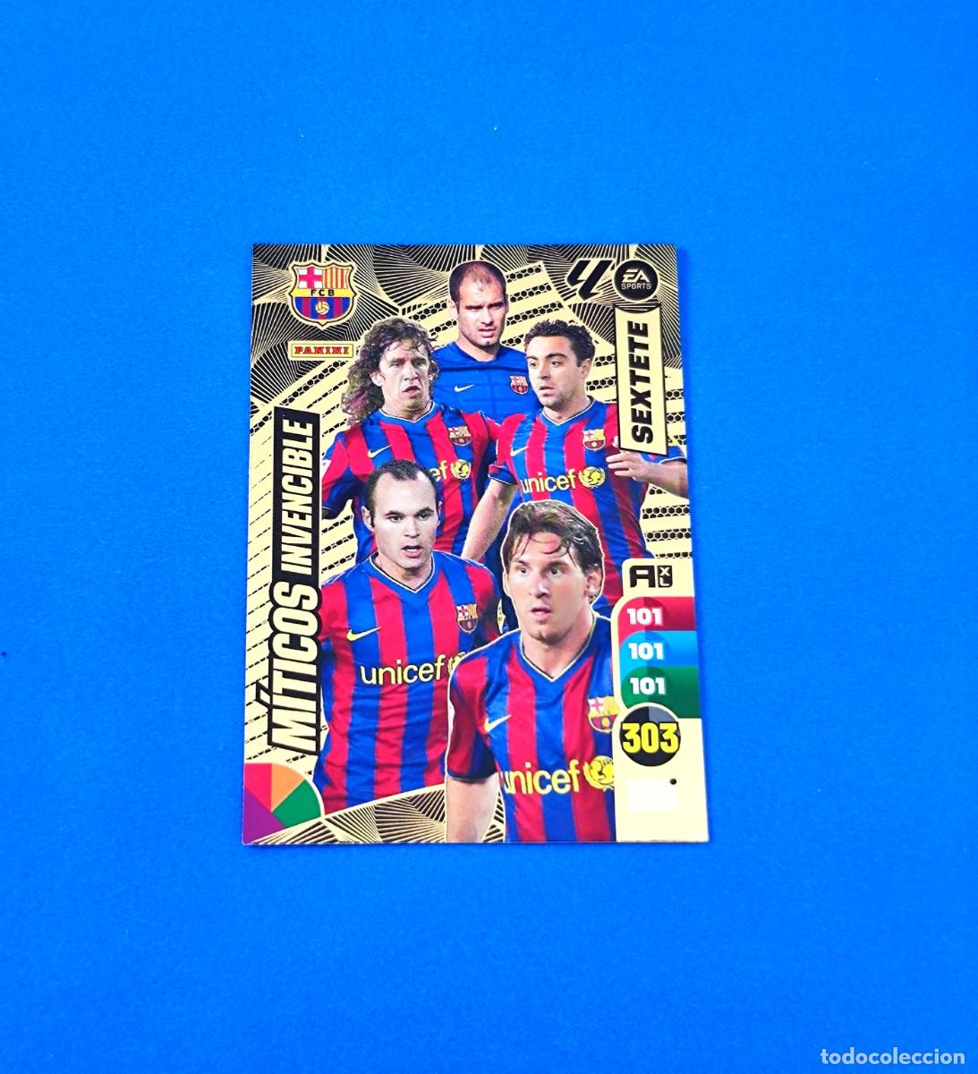 Cromos de F&uacute;tbol: Adrenalyn 2024 2025 / 24 25 M&iacute;ticos Invencible Sextete Barcelona