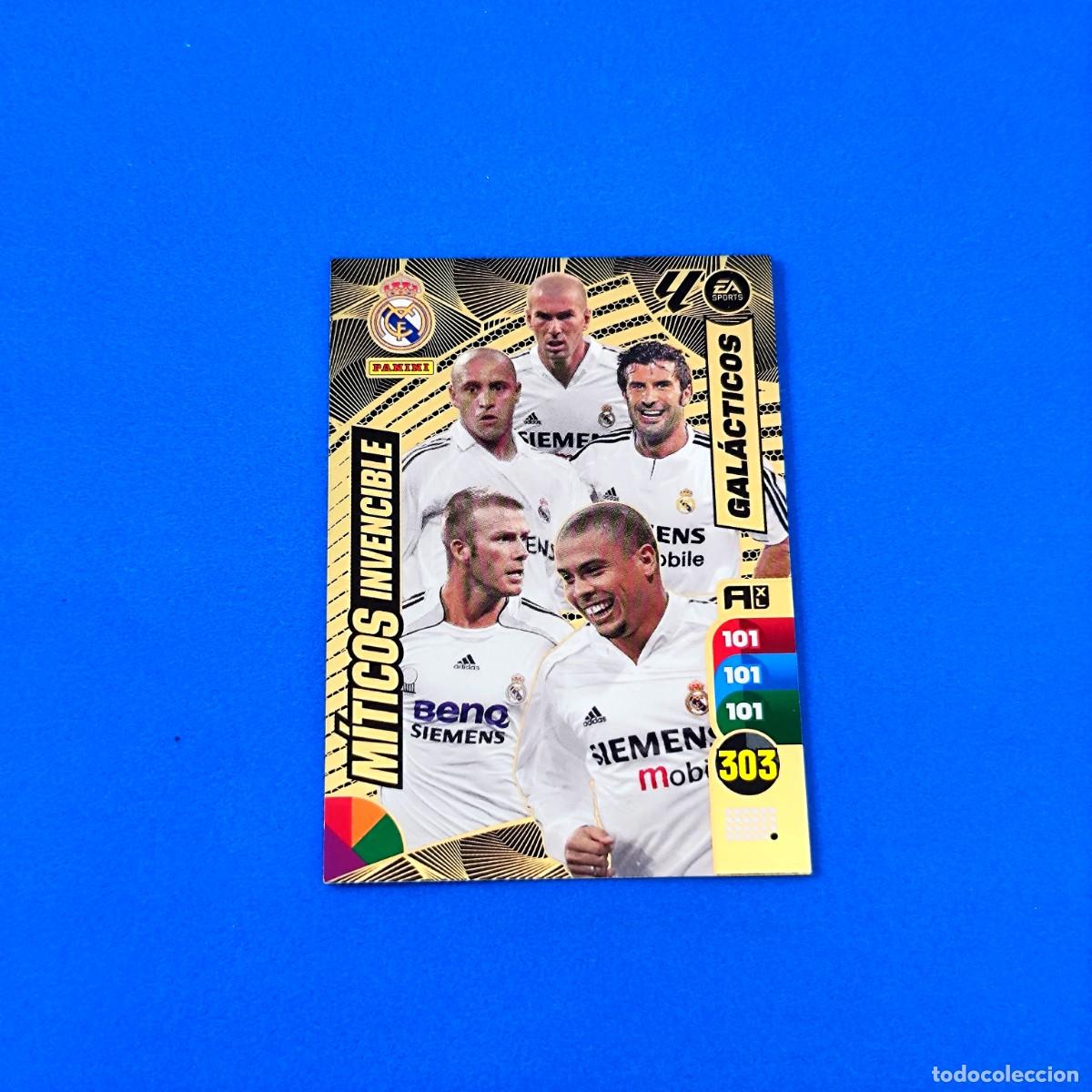 Cromos de F&uacute;tbol: Adrenalyn 2024 2025 / 24 25 M&iacute;ticos Invencible Gal&aacute;cticos Real Madrid