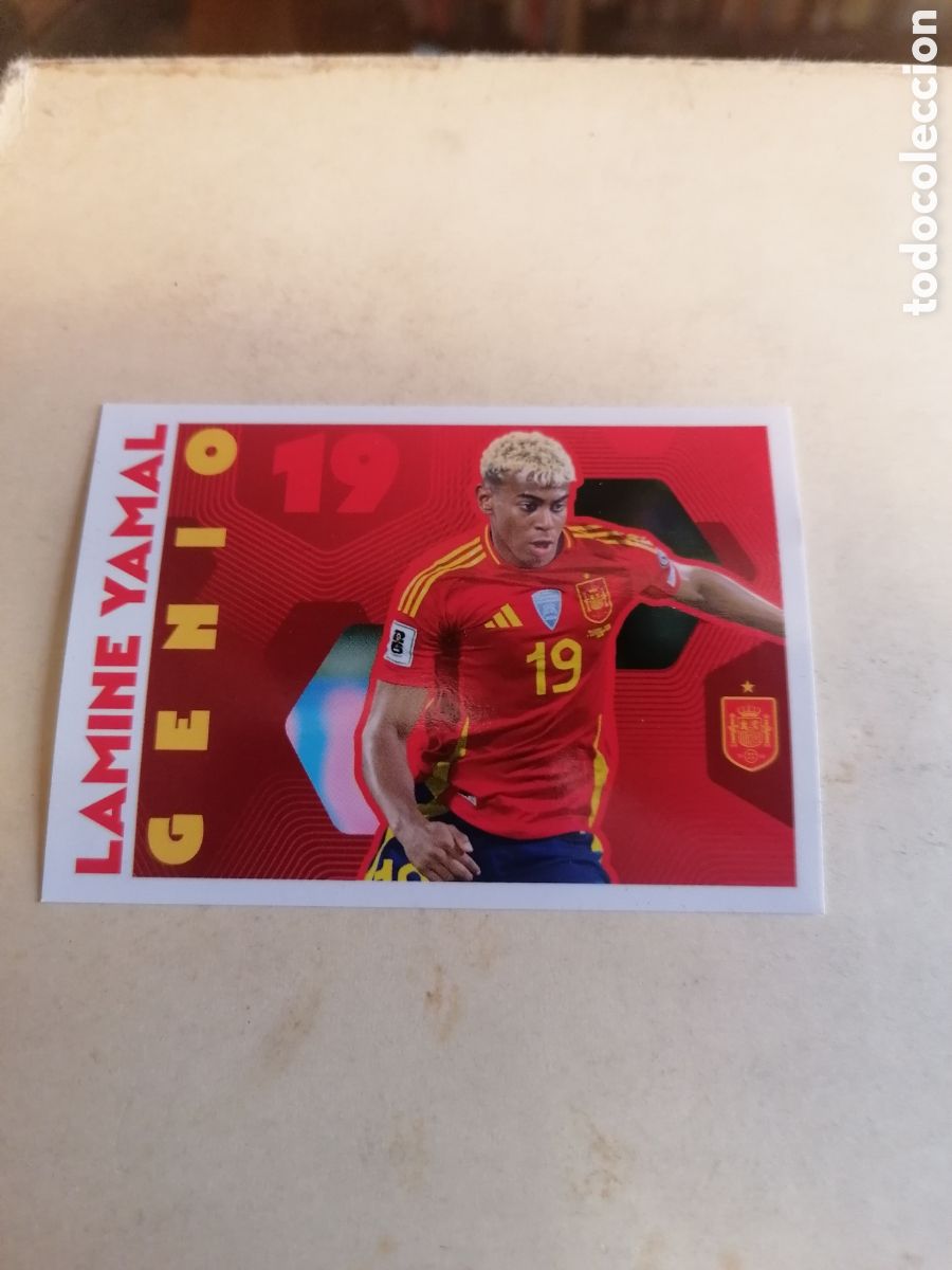 Cromos de F&uacute;tbol: Cromo Lamine Yamal Genio N&ordm; 71 Selecci&oacute;n Espa&ntilde;a Mundial 2026.Panini Carrefour