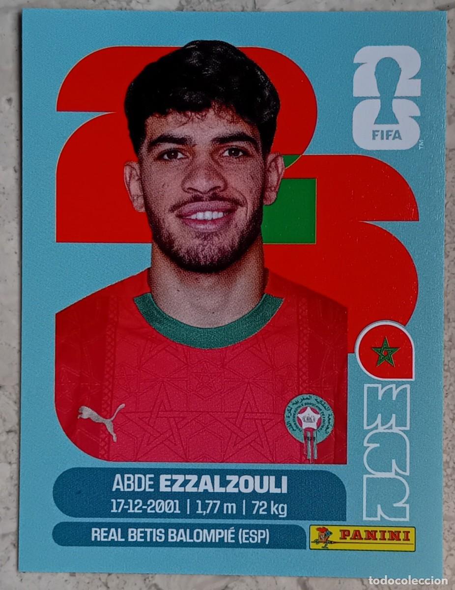 Cromos de F&uacute;tbol: Figurina Panini 2026 Cromo World Cup Usa Mundial 2026 Abde Ezzaulzoli Morocco n MAR 17