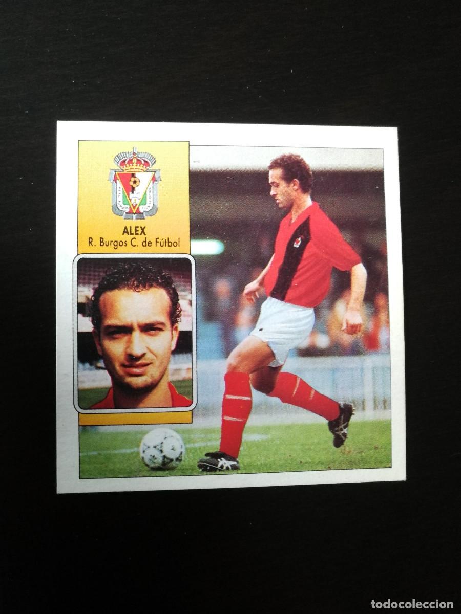 Figurine di Calcio: Alex Baja Real Burgos editorial Este 1992-93, Este 92/93, despegado